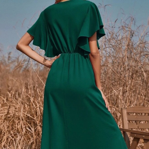 Last Chance! Leaving 5-15-25 Green maxi dress - Picture 2 of 7